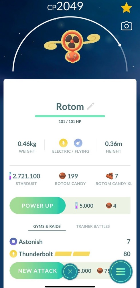 Fan Rotom Go