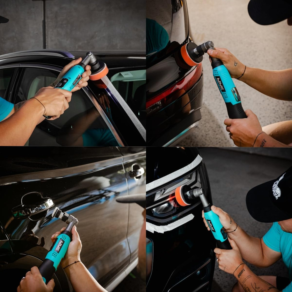 AUTIWOZ Cordless Mini Car Polisher Micro Scratch Remove Buffer Polishing Machine