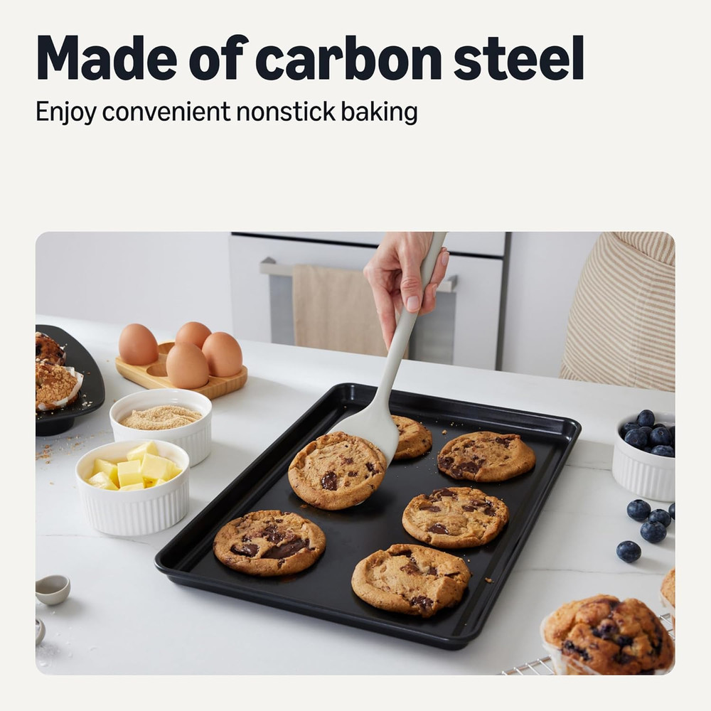 Nonstick Bakeware 6-Piece Set, Stackable, Dishwasher and Oven-Safe, Baking Pan