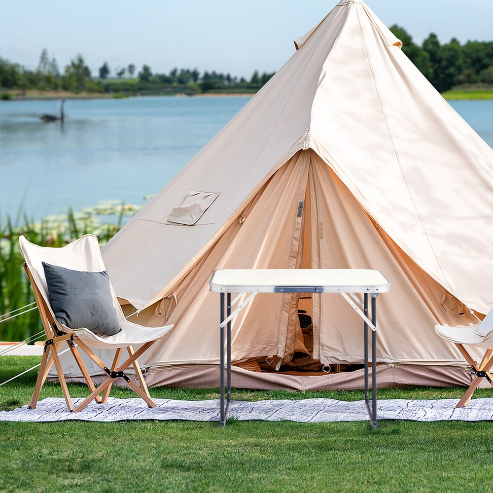 70x50x60cm Aluminum Camping Folding Table
