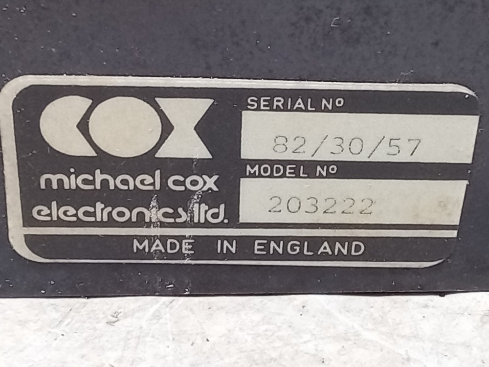 Michael Cox Electronics Ltd.; England NTSC CODER 203 +302/2BG + POWER SUPPLY