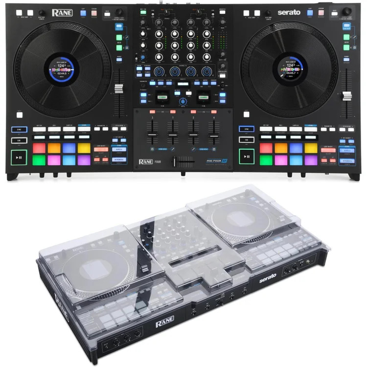 Rane Four 4-channel DJ Controller with Decksaver