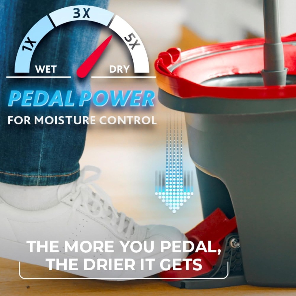O-Cedar EasyWring Microfiber Spin Mop
