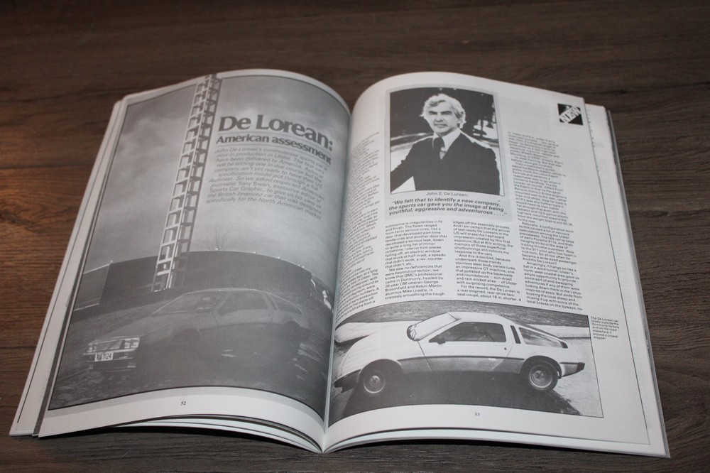 1977-1993 De Lorean magazine article compilation Brooklands