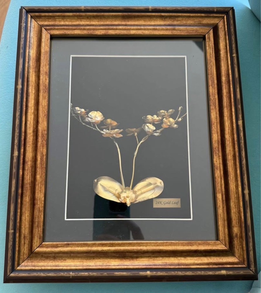 vintage gold art wall decore frame (24k gold)
