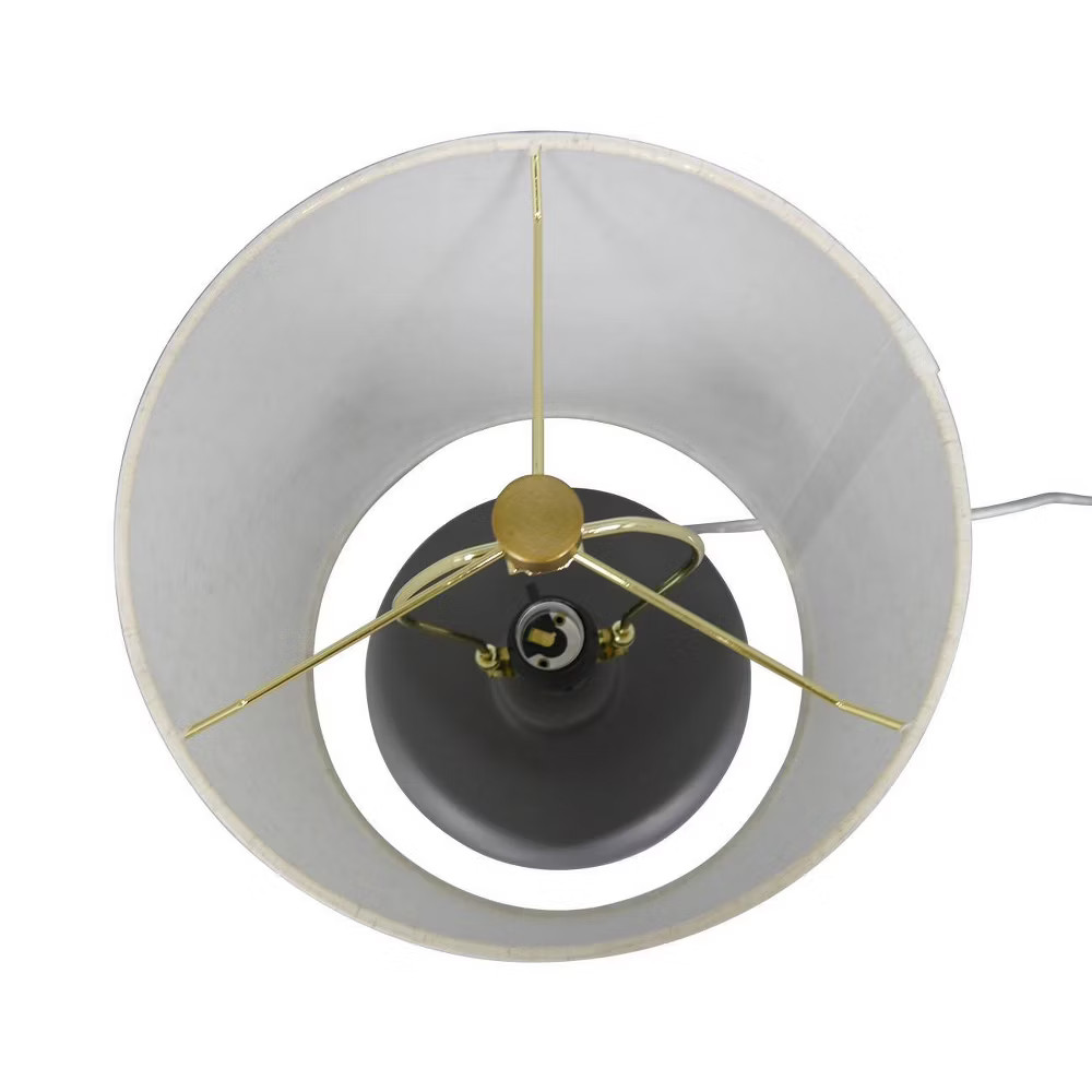 Ceramic Table Lamp with Wood Base - Threshold