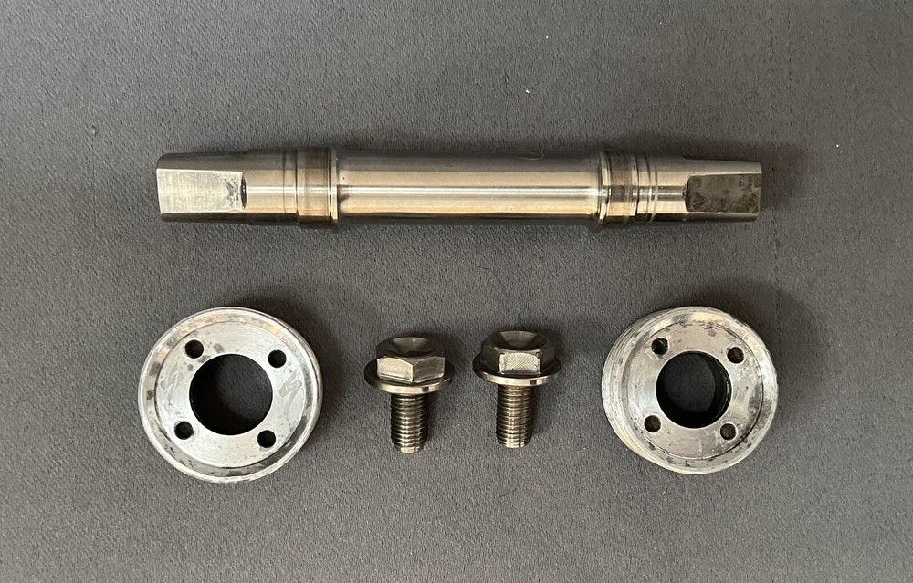 Specialized S-Works Bottom Bracket Titanium Square Taper Spindle 122.5mm 153g