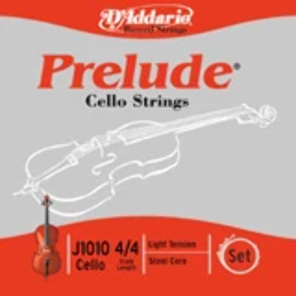 D'Addario Prelude Cello String Set, Medium Tension