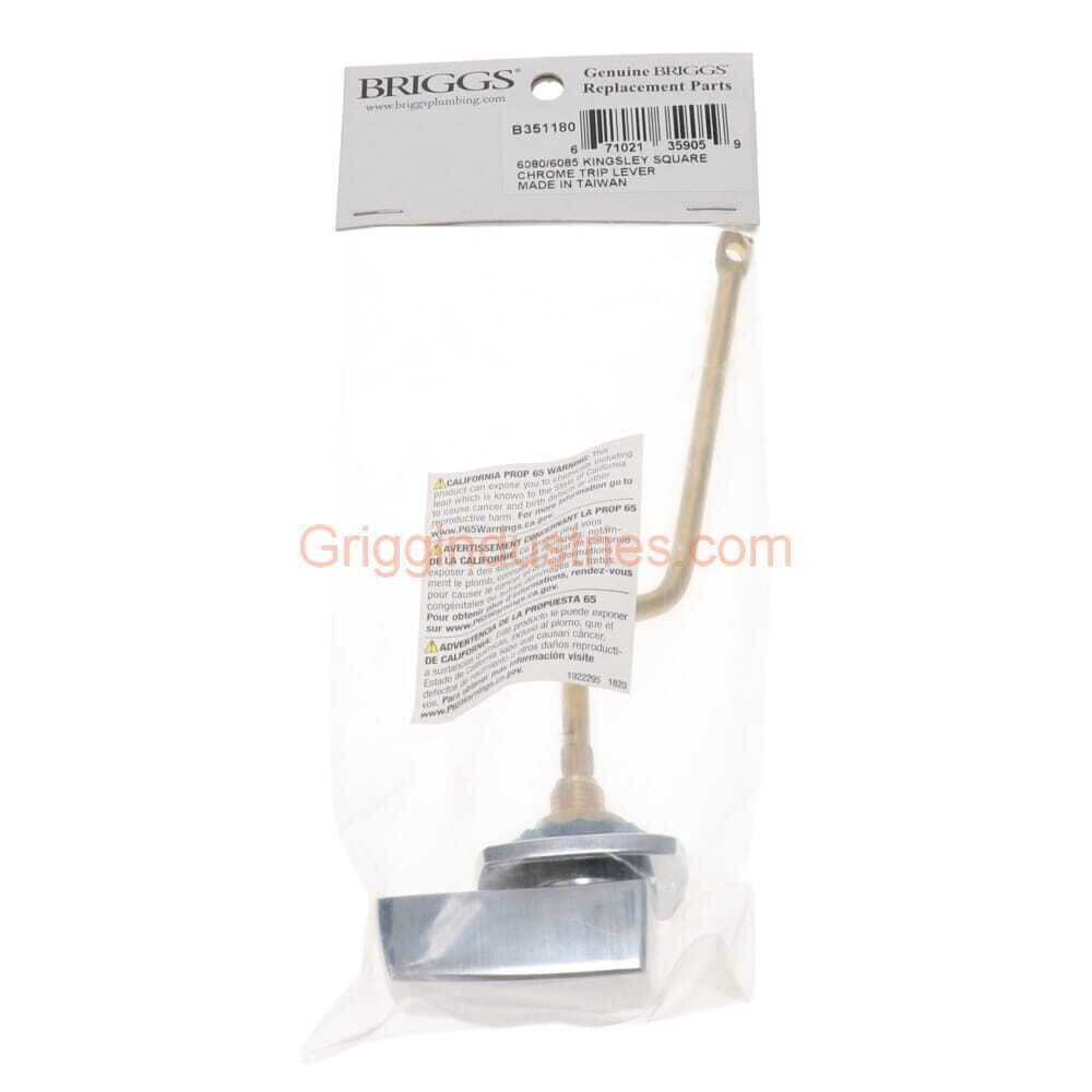 Briggs B351180 Chrome Trip Lever