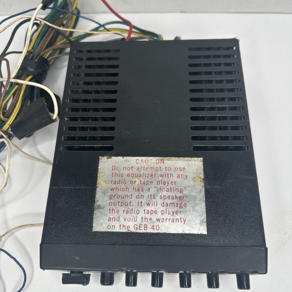 Vanco Model GEB-40 Graphic Equalizer Japan Tested