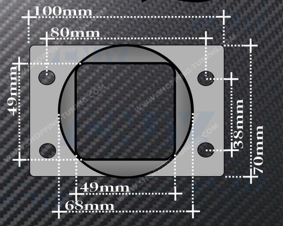 Adapter Fixation Ring Sleeve Connection For Car Flow Meter Filter
