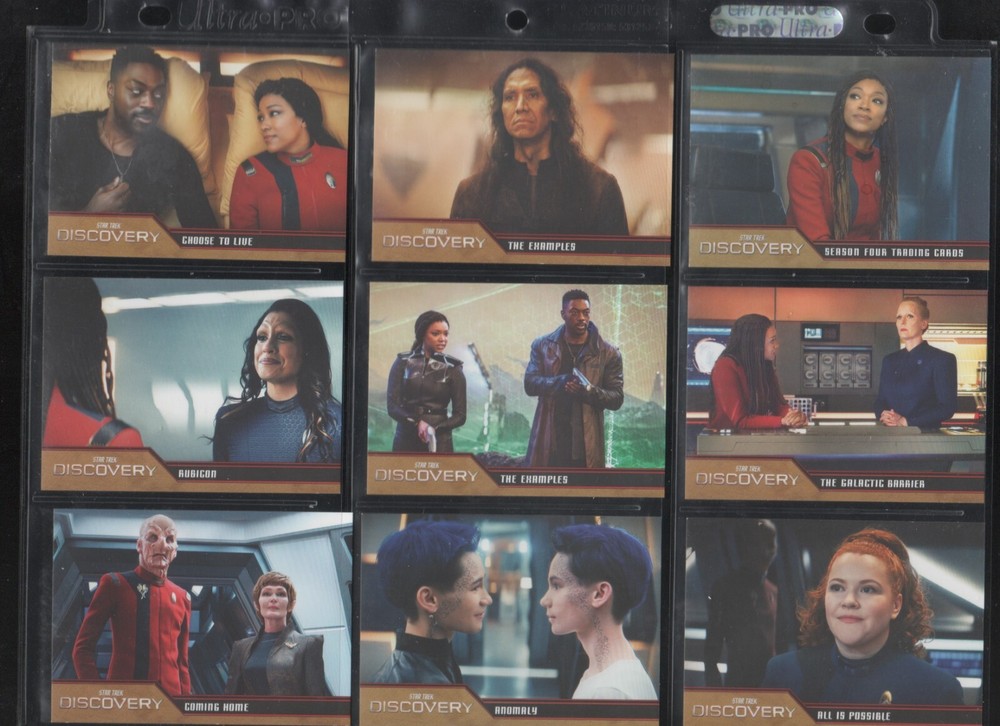 Star Trek Discovery season 4 complete 78 base card set