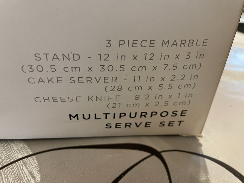 Olivia & Oliver Marble 3-Piece Serving Set