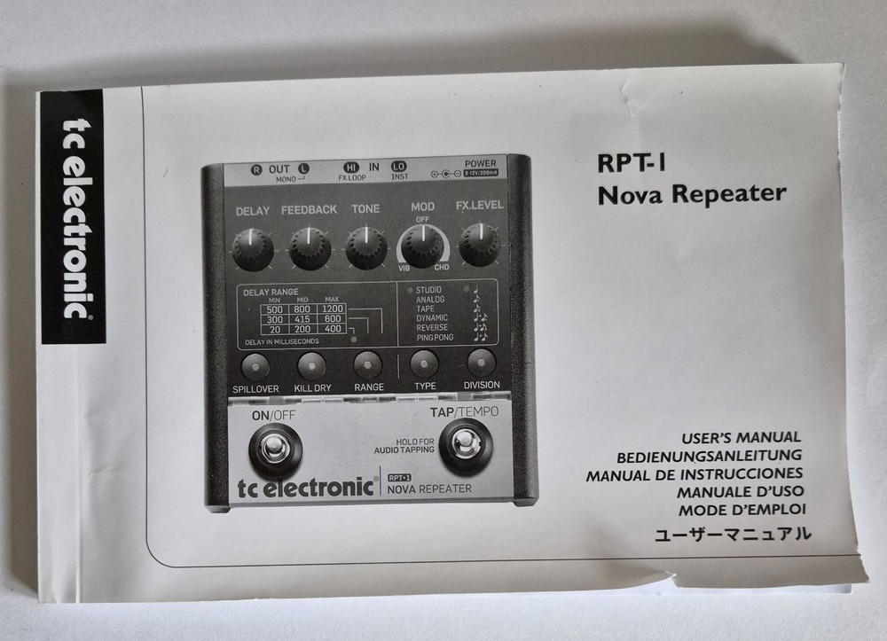 TC Electronic Nova Repeater Delay Pedal in Original Box - Pre-Owned