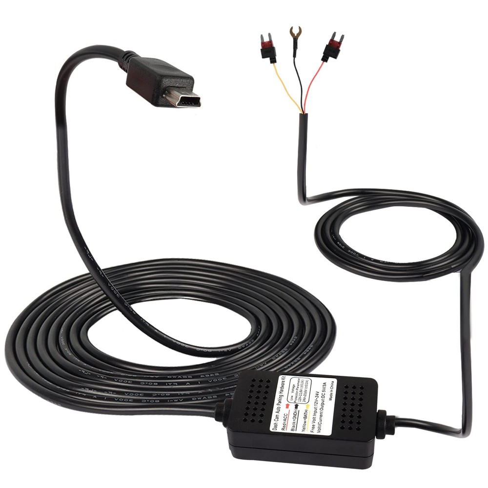 MEIRIYFA Dash Cam Acc Hardwire Kit Mini USB Dashcam usb