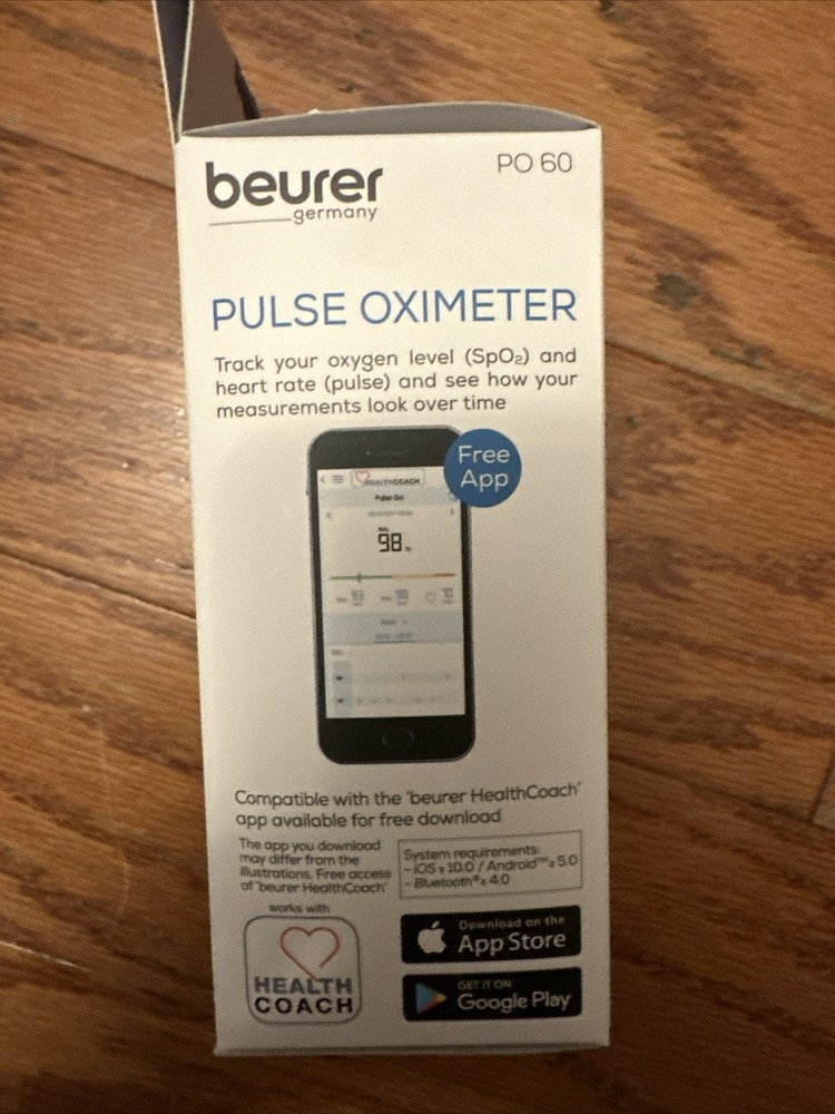Beurer PO60 Bluetooth Pulse Oximeter