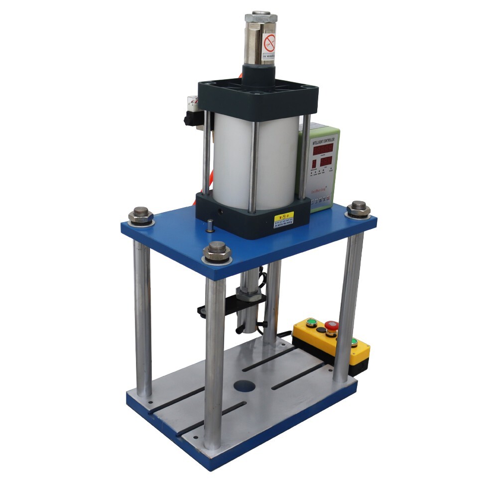 Pneumatic Punch Press Machine with Controller 110V 2866lbs Hand Switch 3.9-1.9in