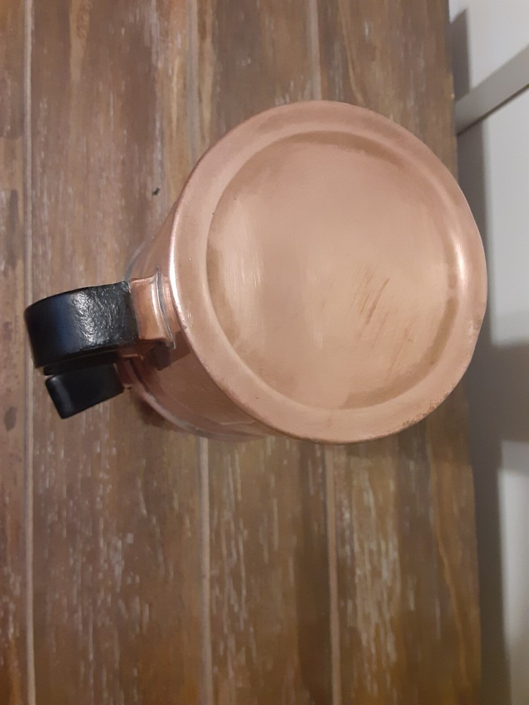 VTG.MCM COPPER 1 CUP COFFEE MAKER STACKED