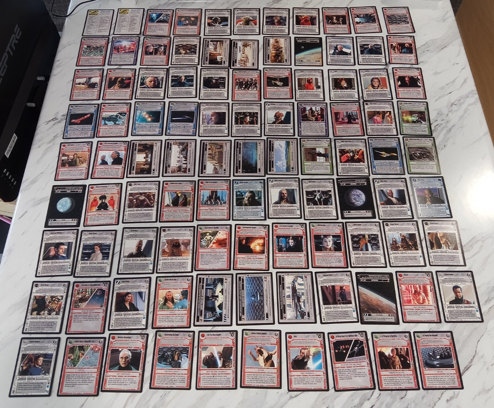 Star Wars CCG Coruscant Complete Set (Base + Rules + Checklists + All AIs) READ