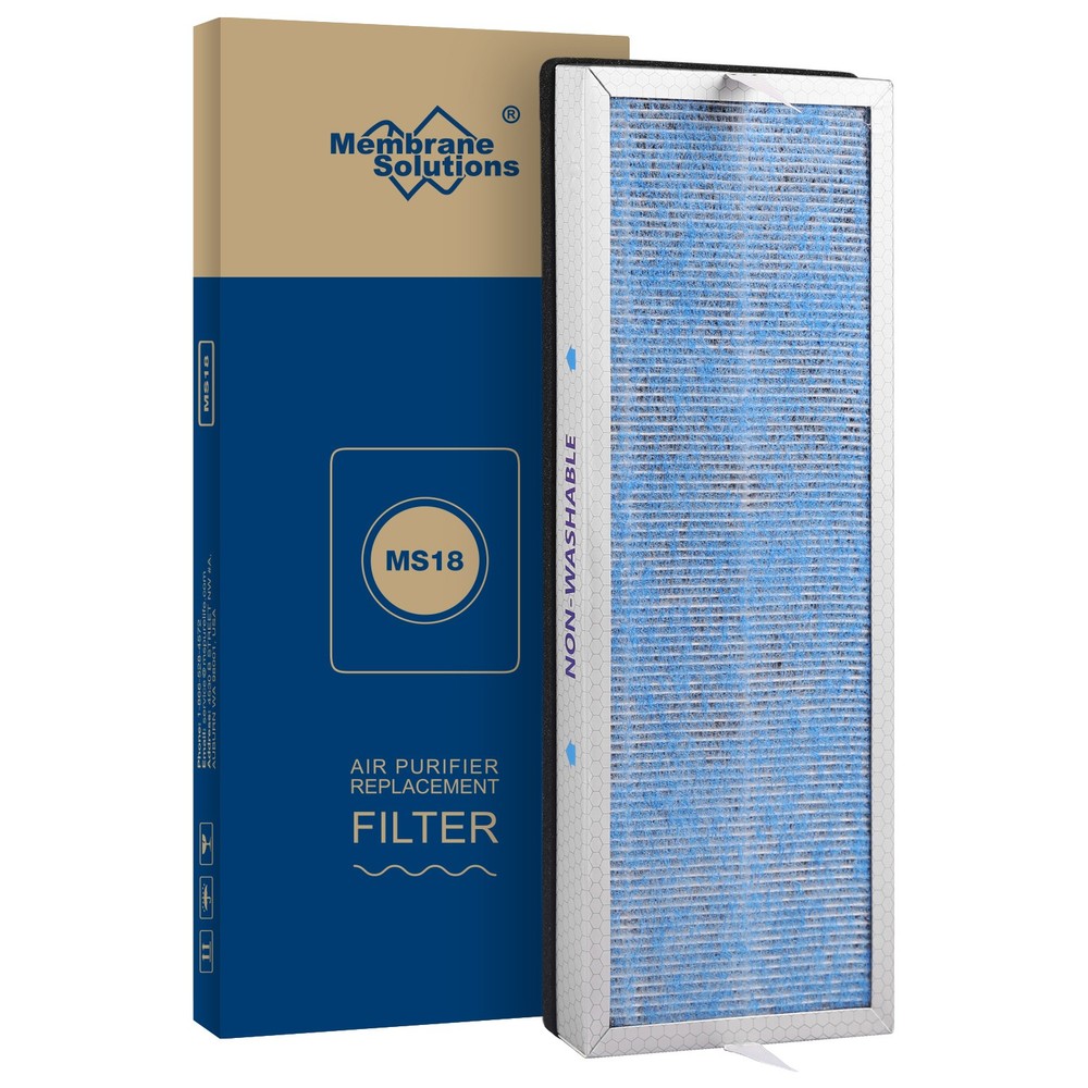 3 Pack H13 HEPA Air Purifier Filter Replacement For Membrane Solutions MS18 MS19
