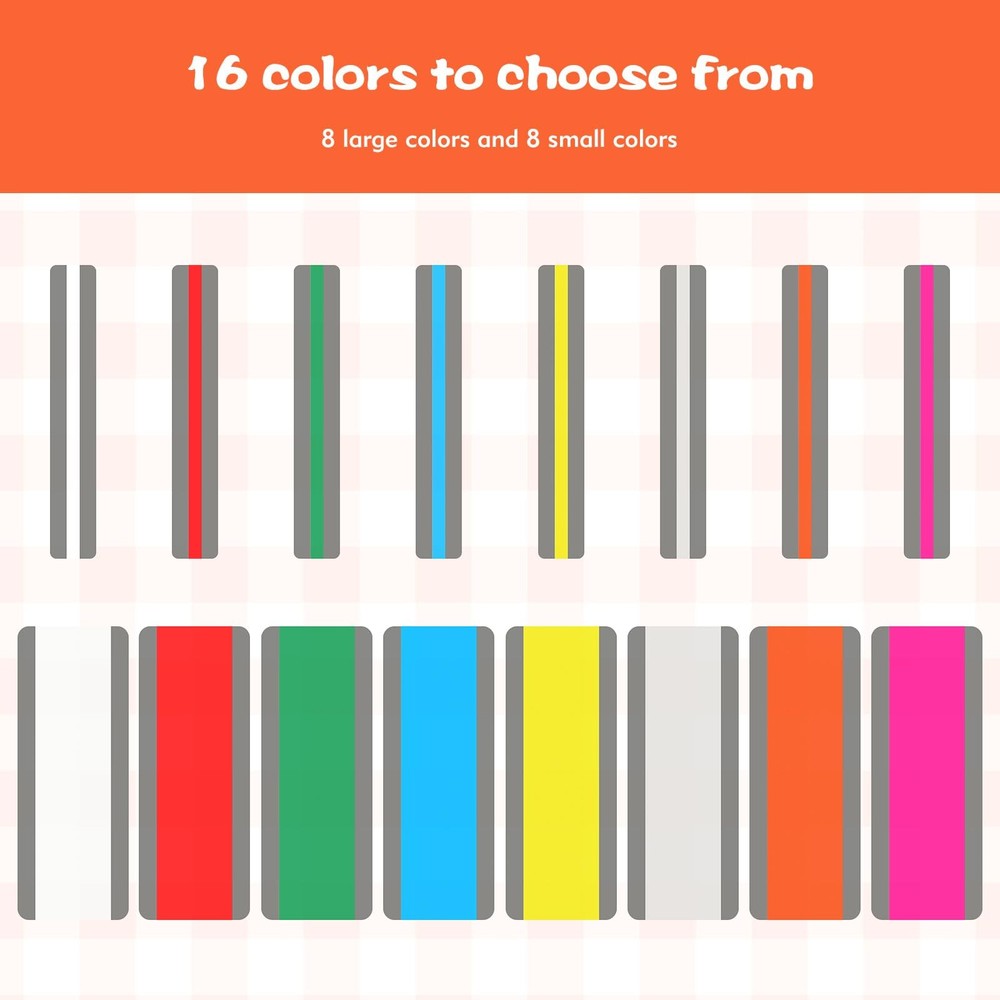 Guided Reading Strips set Assorted 16 Pieces Highlight Overlay set