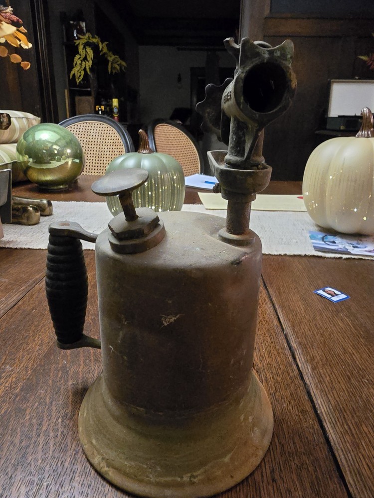 Antique empty Brass Hercules Torch