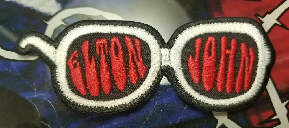 EMBROIDERED ELTON JOHN ROCK BAND PATCH (Please Read Ad)