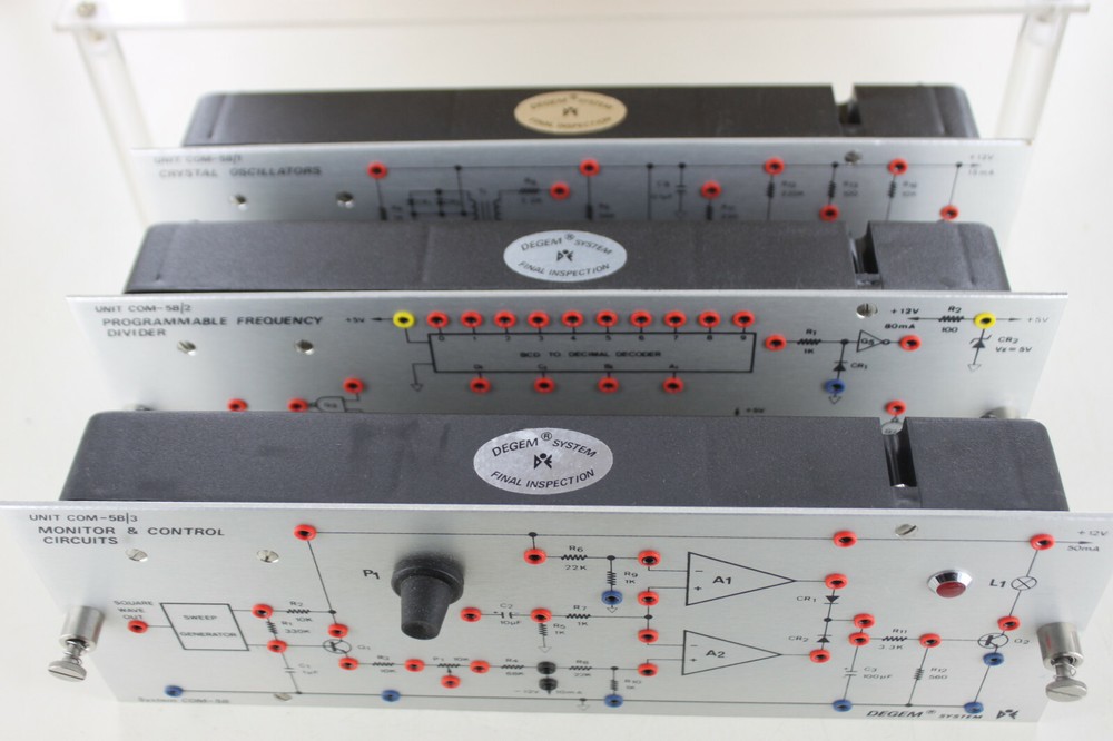 DEGEM SYSTEMS UNITCOM 5B CRYSTAL OSCILLATORS DIVIDER CONTROL CIRCUITS