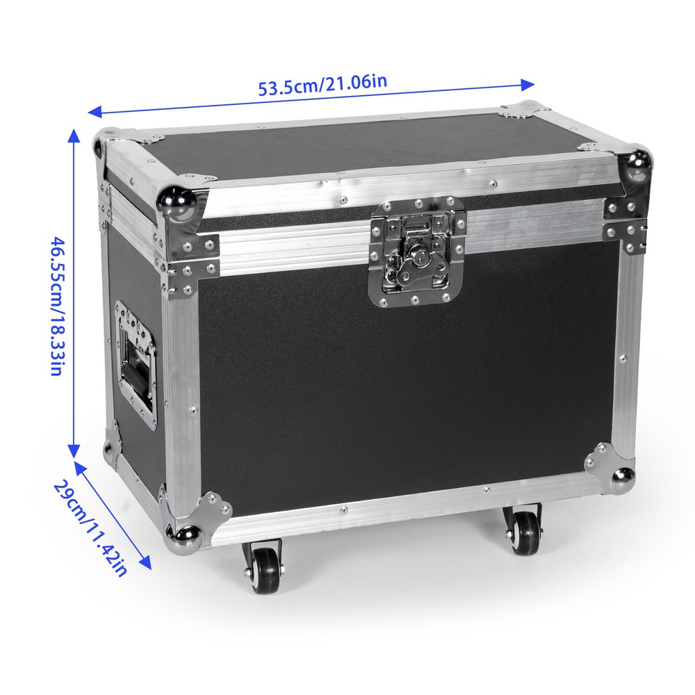 Flight Case For 2Pcs 150W Beam Moving Head Stage Light Hard Case with wheels