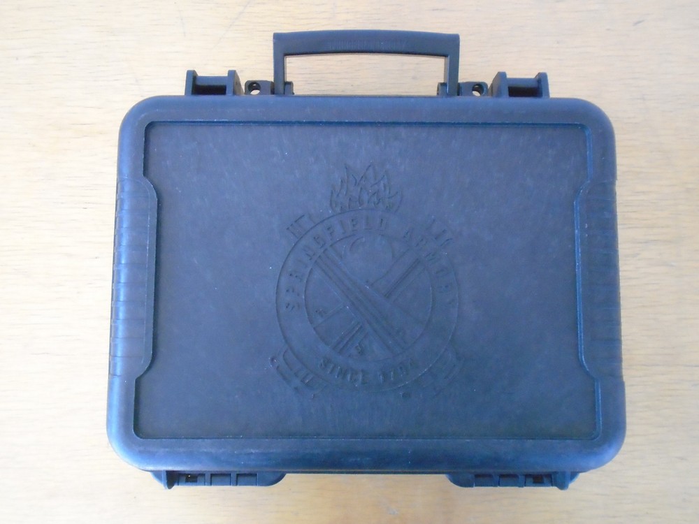 SPRINGFIELD ARMORY XD Pistol Case ~ Black Plastic with Foam Insert