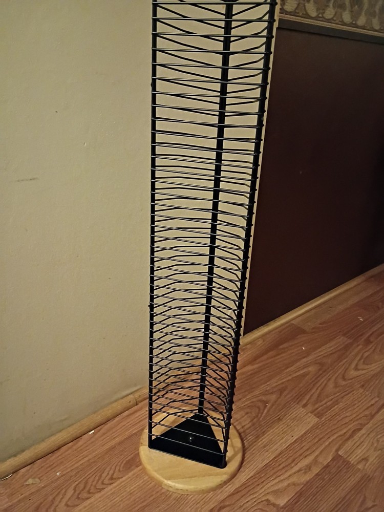 cd dvd storage shelf rack media tower