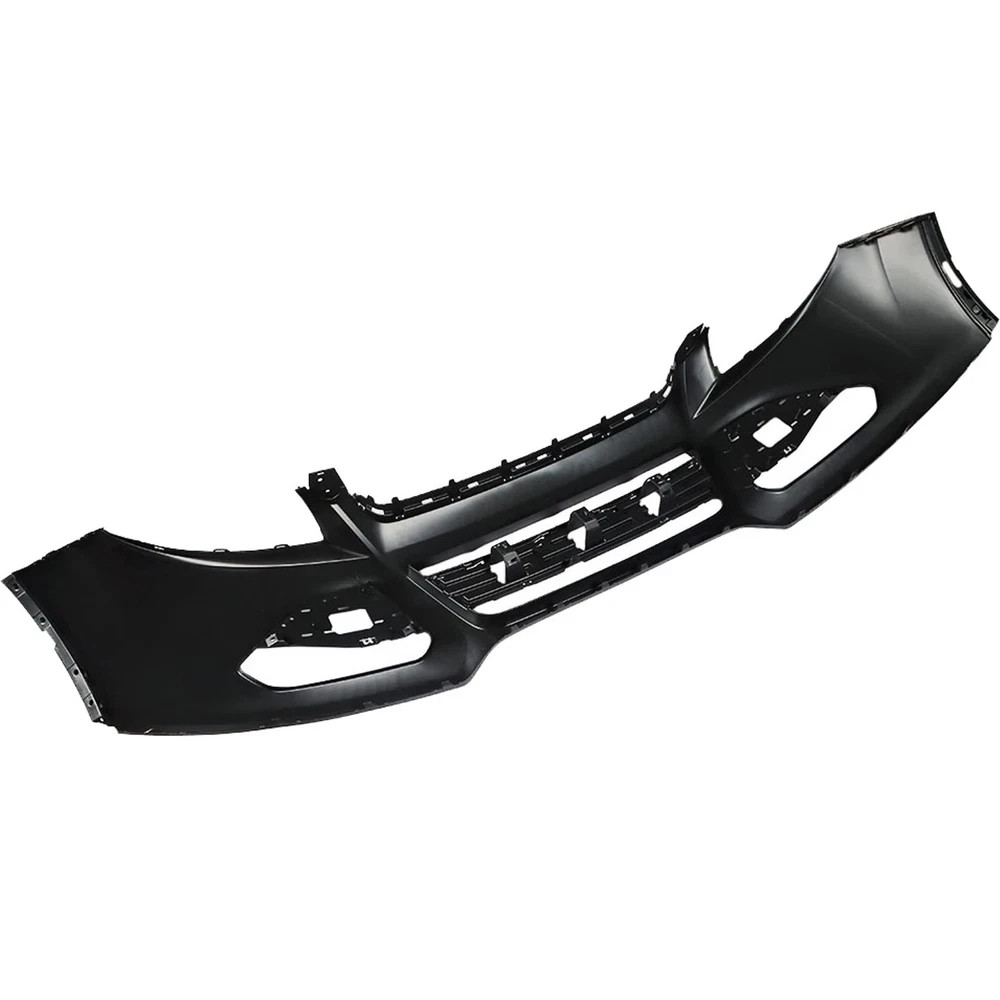 Front Bumper Cover Plastic Black Replacement for 2013-2016 Escape