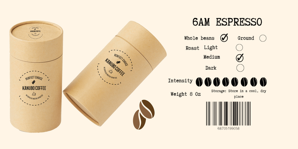 6 AM Espresso specialty coffee blend