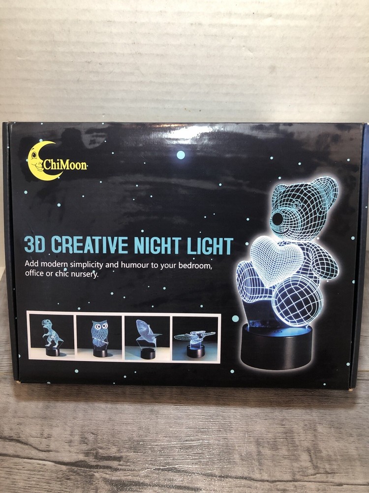 3D Creative Night Light Horse And Dinosaur