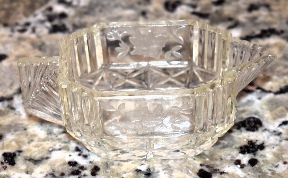 Vintage Crystal Creamer Pitcher