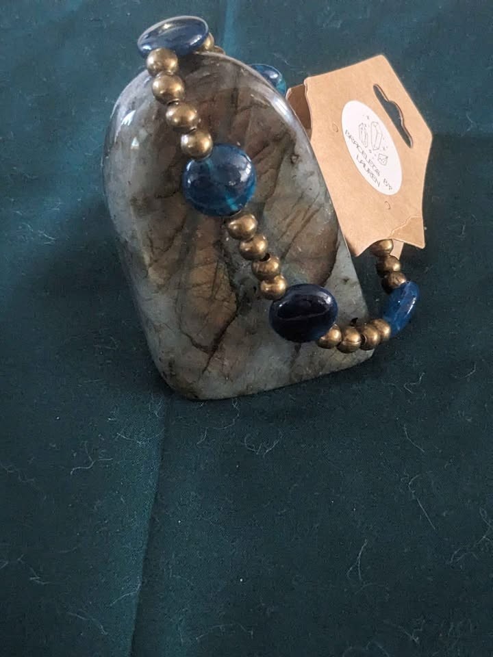 Blue Agate Gemstone Bracelet