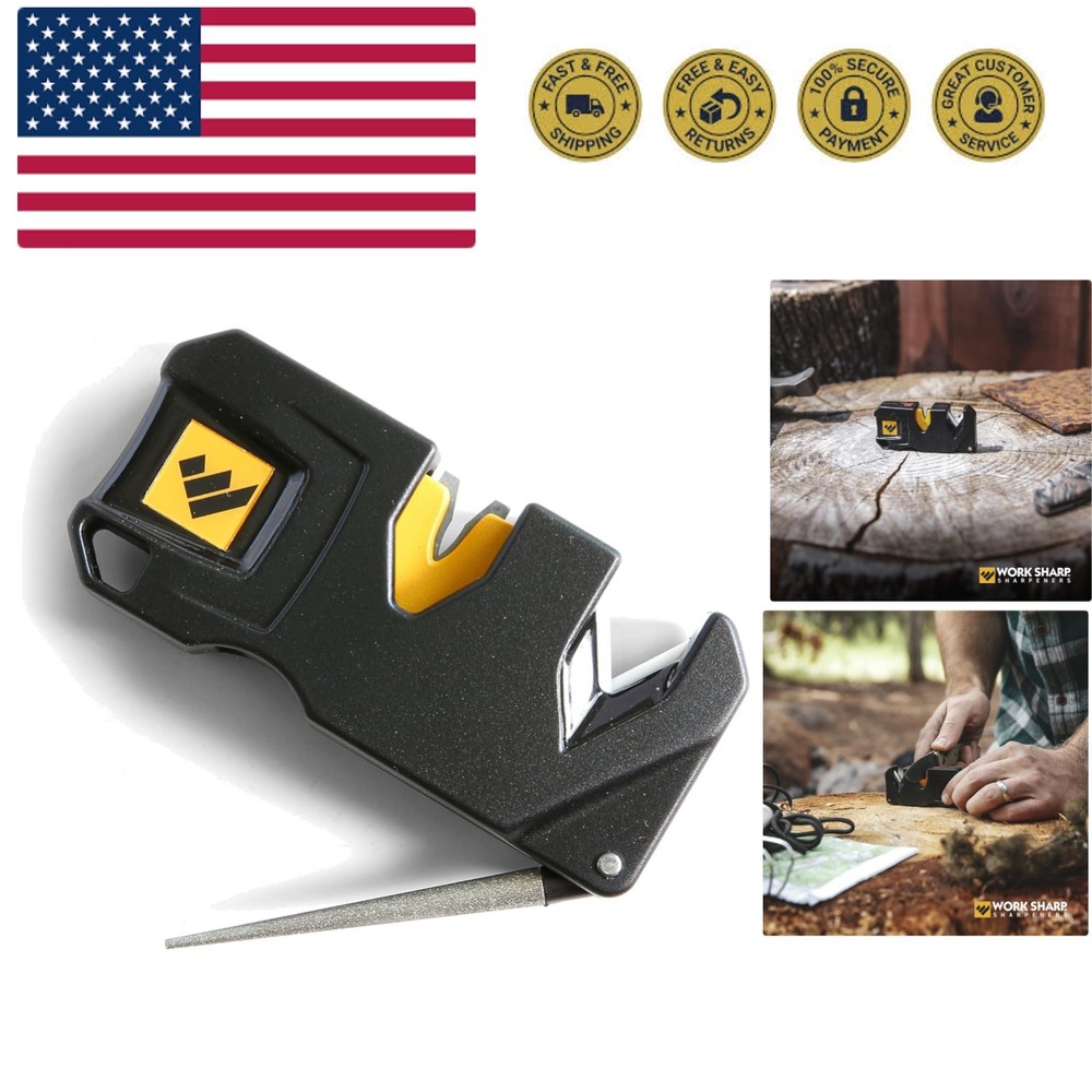 EDC Pivot Plus Knife Sharpener Black