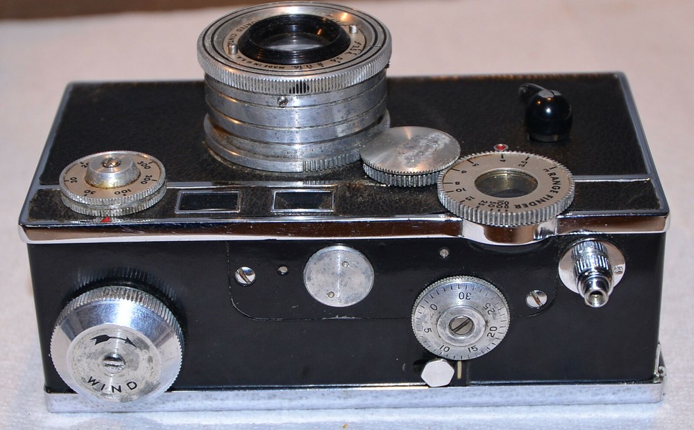 Argus C3 Bridge Rangefinder Camera, Plus Leather Case