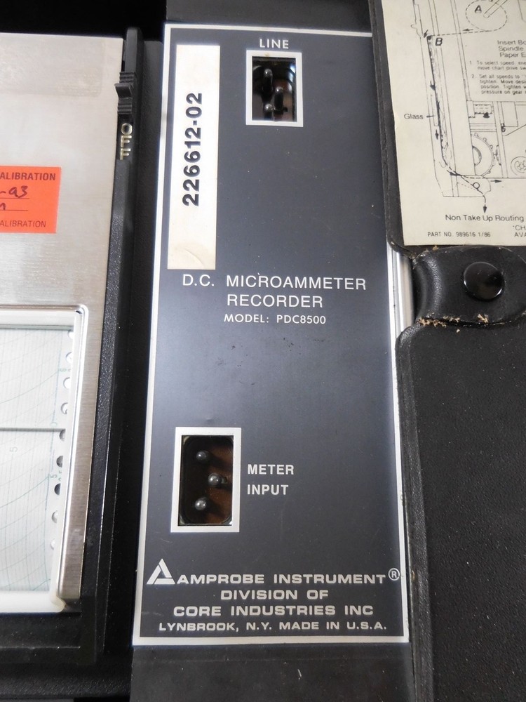 Amprobe Instruments D.C. Microammeter Recorder Model PDC8500