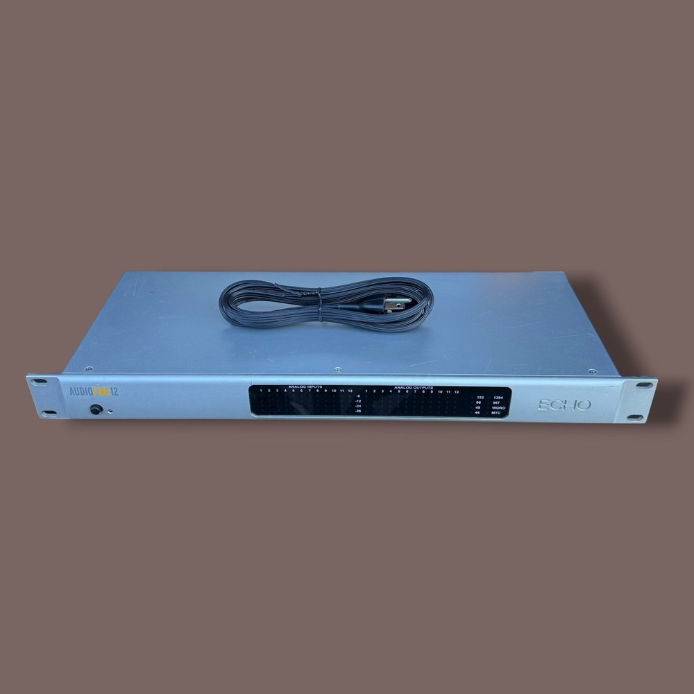Echo Audio fire 12 Line Converters audio interface. *POWER TESTED ONLY