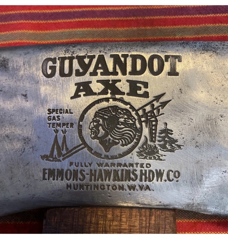 Printed Image Of This Counterfeit Guyandot Axe
