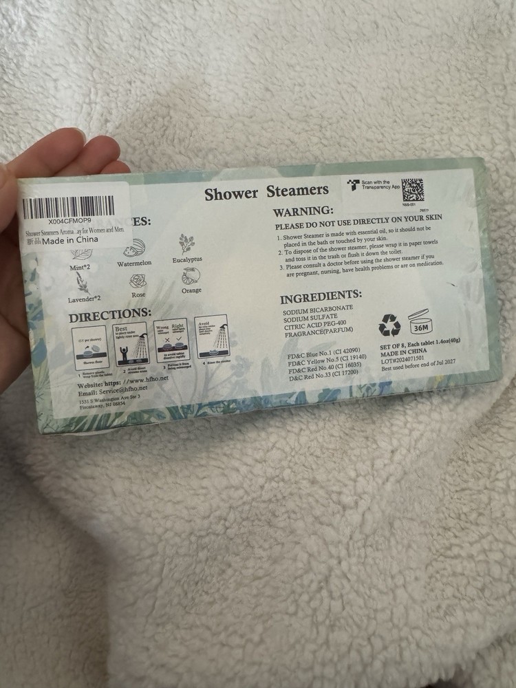 Shower Steamers