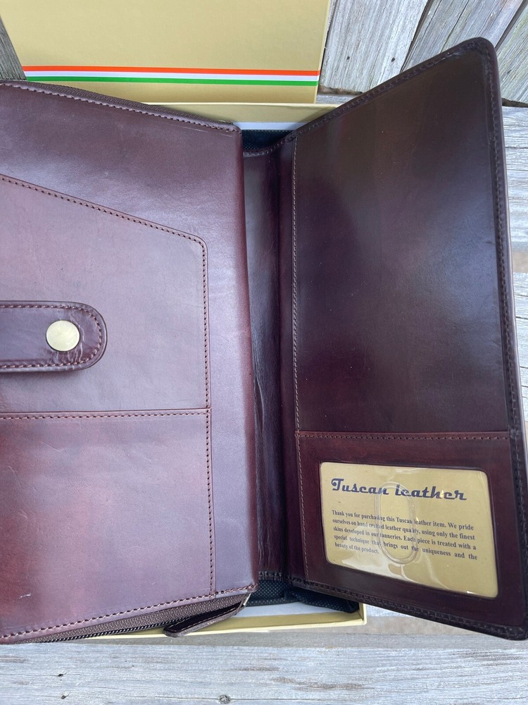 NEW Tuscan Leather Travel Document Case