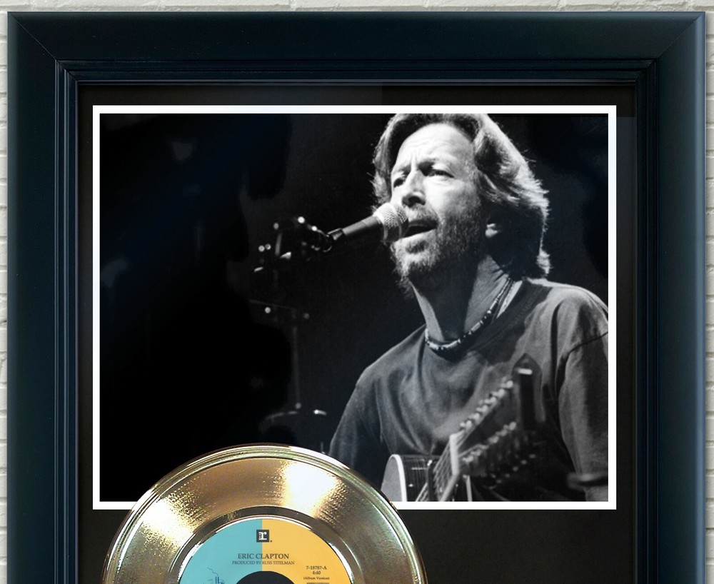 Eric Clapton "Layla" Framed 45 Gold Record Display