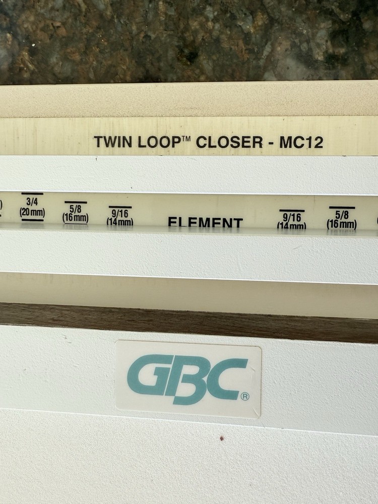 GBC MC12 Manual Twin Loop Closer Wire Binder