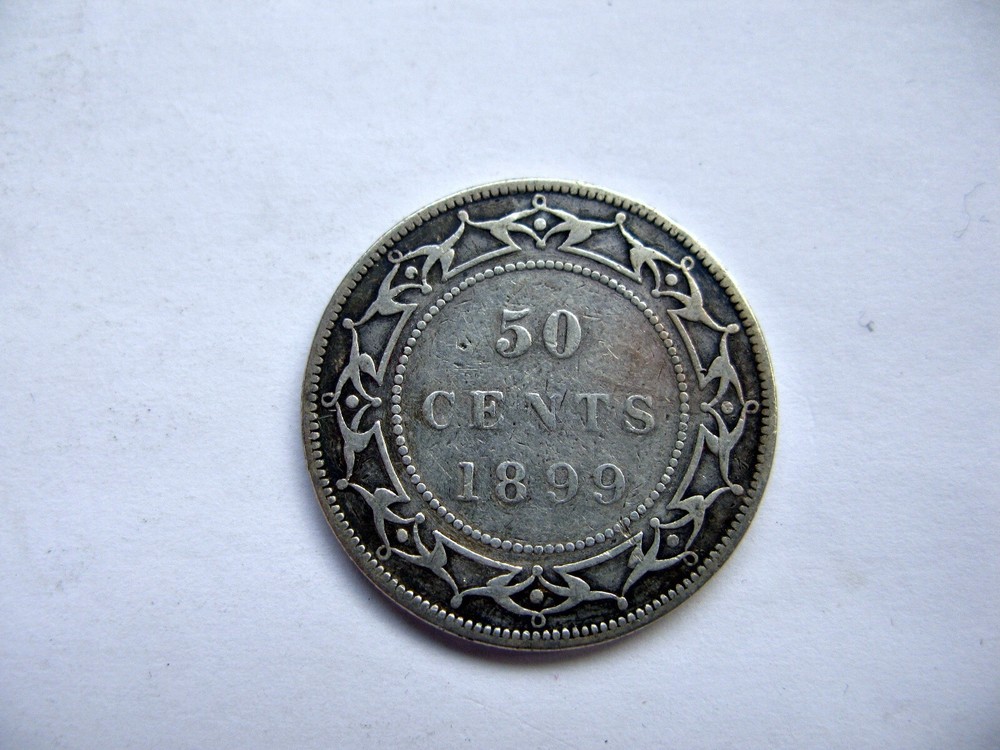 1899 Newfoundland 50 Cent - Wide 9 - NICE