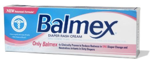 Balmex Zinc Oxide Diaper Rash Cream 4Oz Each