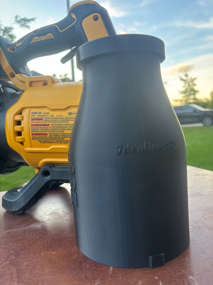 Compact Short Nozzle For DeWalt 20V DCBL722 Leaf Blower