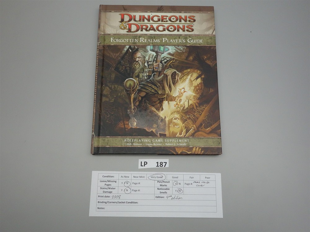 Dungeons & Dragons, D&D: Forgotten Realms Player's Guide (4th Ed)