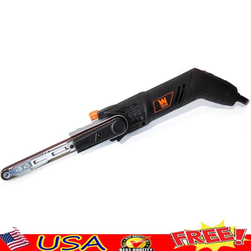Variable Speed Belt Sander 20V Corded Electric Auto Tracking Tool Free Changing